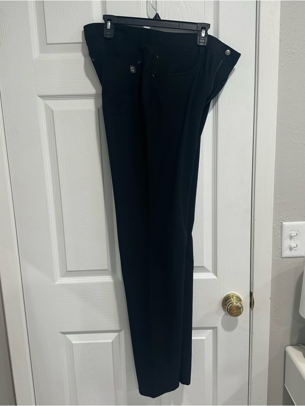 FootJoy Men's Black Tour Pants - Straight Leg